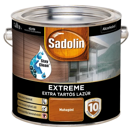 Sadolin Extreme Vastaglazúr 2,5 L Mahagóni