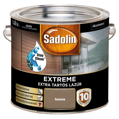 Sadolin Extreme Vastaglazúr 2,5 L Sonoma