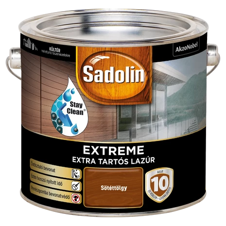 Sadolin Extreme Vastaglazúr 2,5 L Sötéttölgy