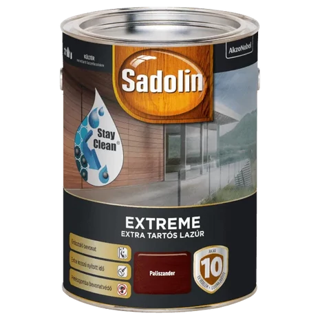 Sadolin Extreme Vastaglazúr 4,5 L Paliszander