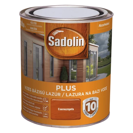 Sadolin Plus Vastaglazúr 0,75 L Cseresznyefa