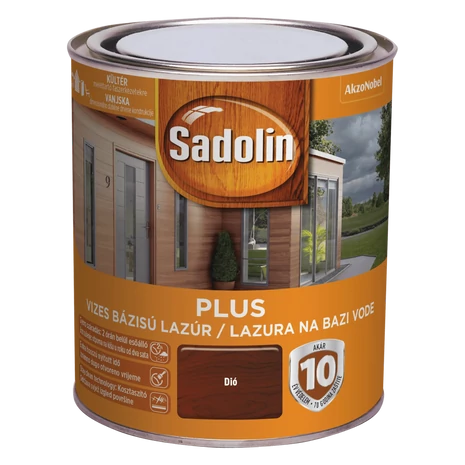 Sadolin Plus Vastaglazúr 0,75 L Dió