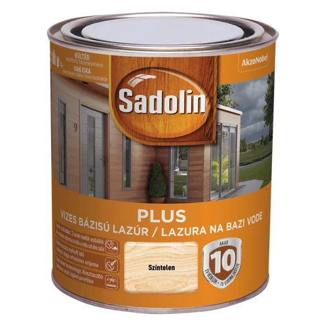 Sadolin Plus Vastaglazúr 0,75 L Színtelen