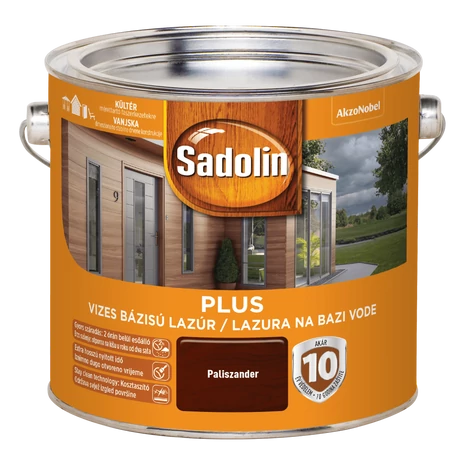 Sadolin Plus Vastaglazúr 2,5 L Paliszander