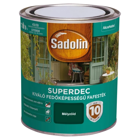 Sadolin Superdec Fafesték 0,75 L Mélyzöld