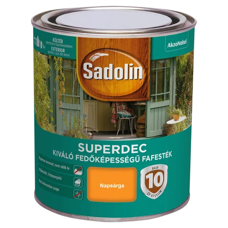 Sadolin Superdec Fafesték 0,75 L Napsárga