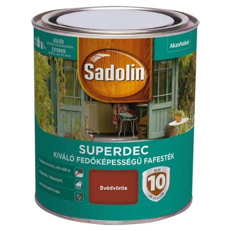 Sadolin Superdec Fafesték 0,75 L Svédvörös