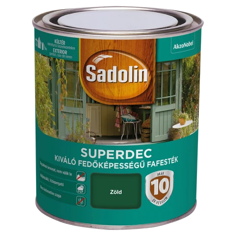 Sadolin Superdec Fafesték 0,75 L Zöld