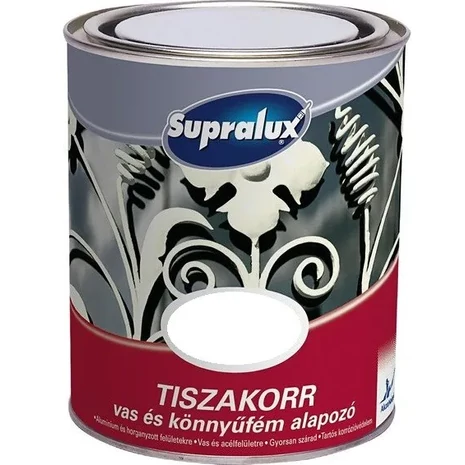 Supralux Tiszakorr Vas és Könnyűfém Alapozó 2,5 L Törtfehér