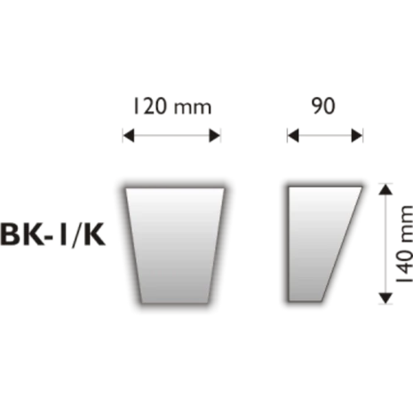Ékkő Bevágható BK-1/K