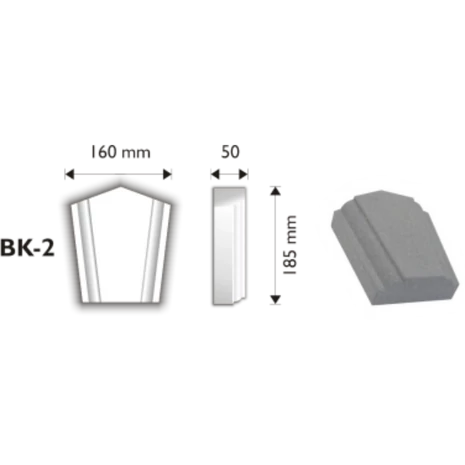 Ékkő Bevágható BK-2