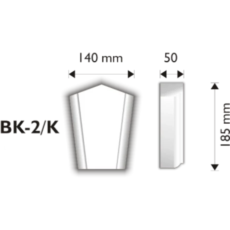 Ékkő Bevágható BK-2/K