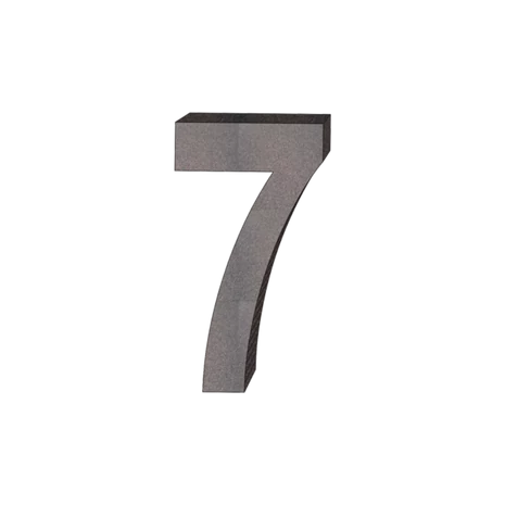 Házszám, Kérgesítettített 15 CM