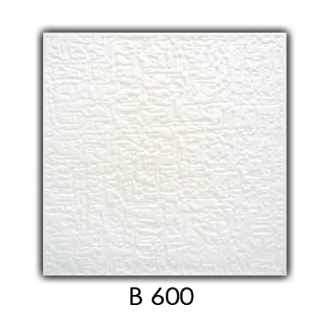 Mennyezeti burkolólap B 600, 50x50 CM