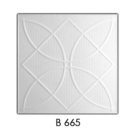 Mennyezeti burkolólap B 665, 50x50 CM