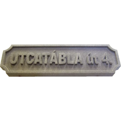 Utcatábla, Kérgesítettített - STRT4