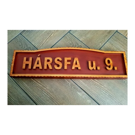 Utcatábla, fahatású - STRT10