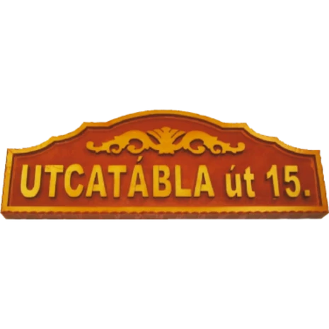 Utcatábla, fahatású - STRT15