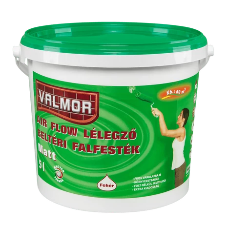 Beltéri falfesték fehér 5 l VALMOR Air Flow