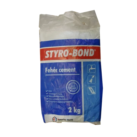 Styro-Bond Fehér Cement