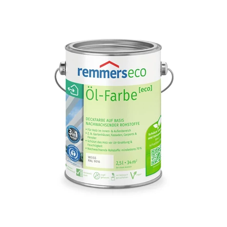 Remmers Öl-Farbe [eco] Vizes Bázisú Fedőfesték, Kül- és Beltéri Faanyagokra