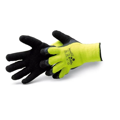 Schuller Cérnakesztyű Workstar Winter, zöld, béléssel, varrásmentes