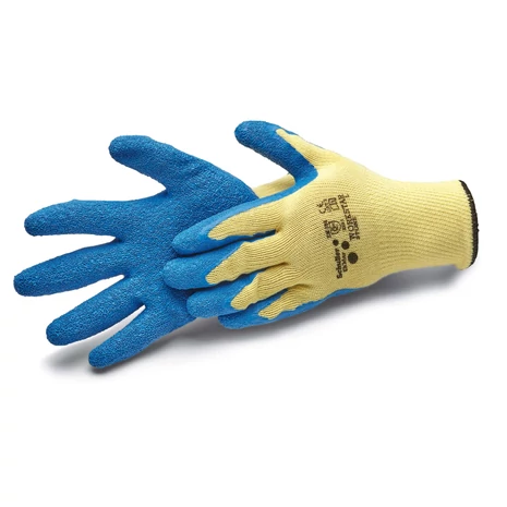 Schuller Cérnakesztyű latex Workstar Stone, kék, varrásmentes, latex,