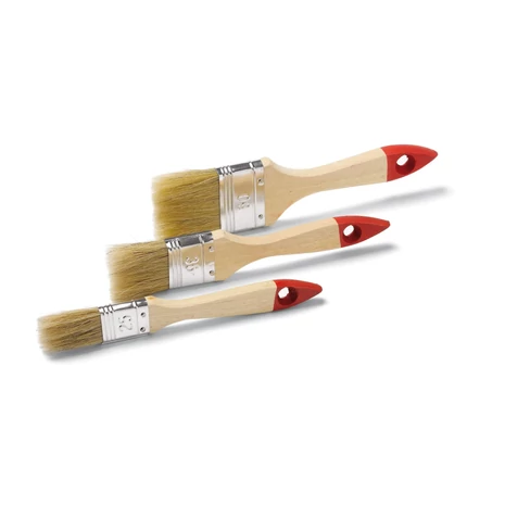 Schuller Ecsetkészlet 3 DB (25-35-50) YES Flatbrush M Set, M sörte, fa nyél, 70395