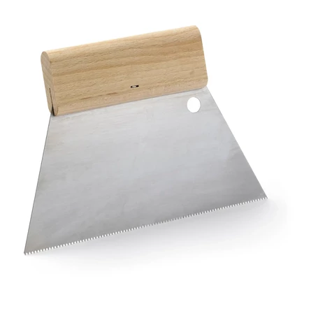 Schuller Karo Fogazott spatulya, rozsdamentes