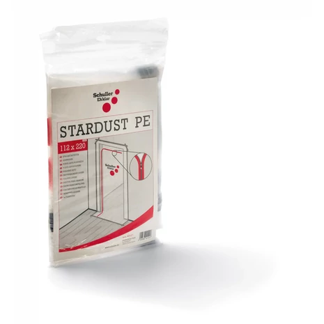 Schuller Porvédő ajtó Stardust 110x220 CM, cipzáras, PE, műanyag 42121