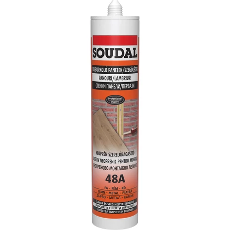 Soudal 48A Szerelőragasztó, Neoprén Bázisú 280 ML