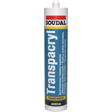 Soudal Akril Transpacryl Festhető Tömítő Transzparens 310 ML