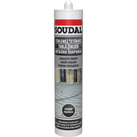 Soudal Colozinc Tetőlemez Tömítő Szürke 290 Ml