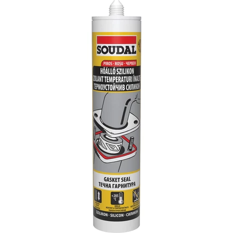 Soudal Gasket Seal Hőálló Szilikon 285 °C Piros 280 ML