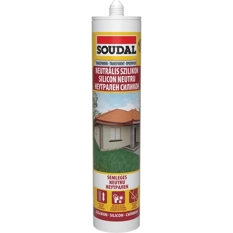 Soudal Neutrális Semleges Szilikon 280 ML Transzparens