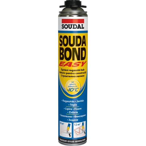 Soudal Soudabond Easy, Easybond Ragasztóhab Pisztolyhab Téli (-10 °C) 750 ML
