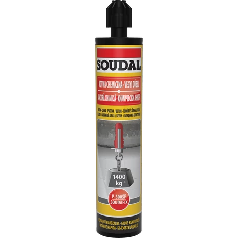 Soudal Soudafix P300-SF Vegyidűbel, betonragasztó 280 ML