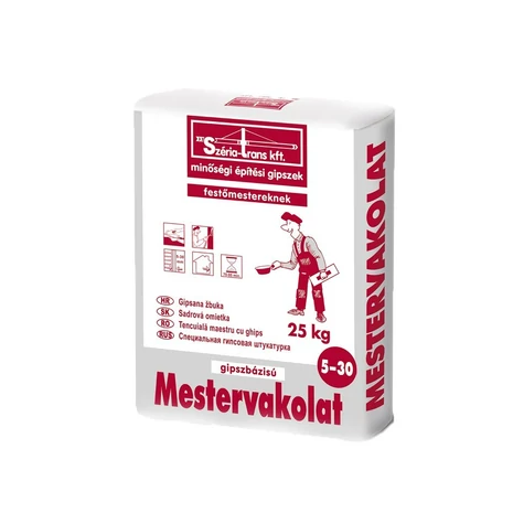 Széria Mestervakolat 5- 20 KG glett és vakolóanyag
