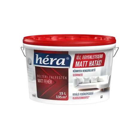Héra Beltéri Falfesték Matt Fehér