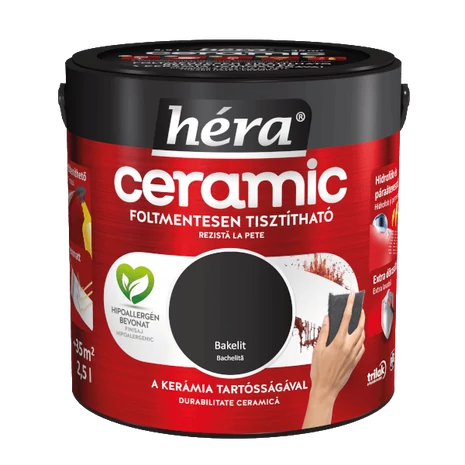 Héra Ceramic Mosás- és Dörzsálló Falfesték 2,5 L Bakelit