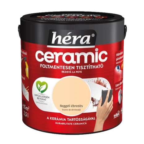 Héra Ceramic Mosás- és Dörzsálló Falfesték 2,5 L Reggeli Ébredés
