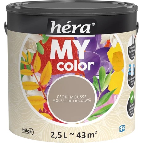 Héra My Color falfesték Csoki Mousse 2,5 L  -Trilak