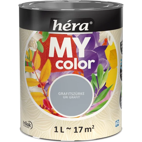 Héra My Color falfesték Grafitszürke 1 L  -Trilak #868b8f