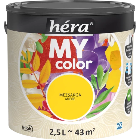 Héra My Color falfesték Mézsárga 2,5 L  -Trilak
