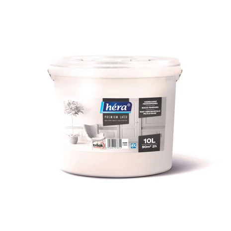 Héra Prémium Latex Beltéri Matt Falfesték Fehér 10 L