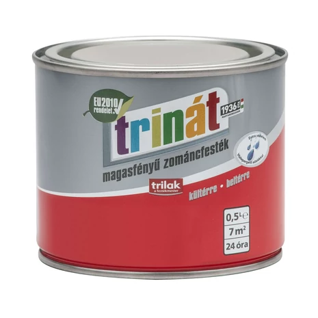 Trinát Magasfényű Zománcfesték II. 0,5 L Fehér 100