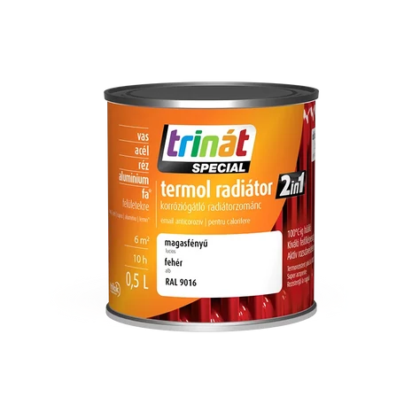 Trinát Radiátorzománc 0,5 L Fehér 100