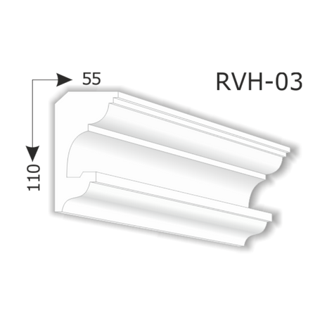 Díszléc Rejtett világítás RVH-03