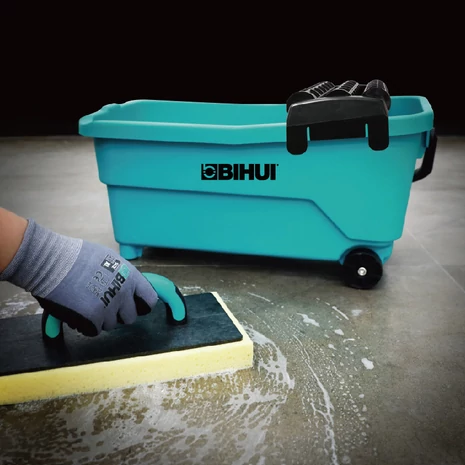 Bihui Burkoló, Fugázó Készlet 19L, 6 Részes, Vödör Tripla Görgővel